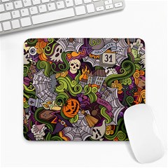 Halloween Pattern Large Mousepads by ValentinaDesign