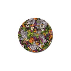 Halloween Pattern Golf Ball Marker (10 Pack) by ValentinaDesign