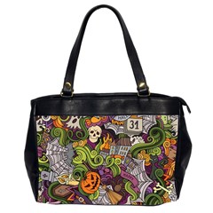 Halloween Pattern Office Handbags (2 Sides)  by ValentinaDesign