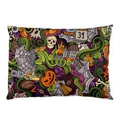 Halloween Pattern Pillow Case (two Sides) by ValentinaDesign