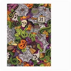 Halloween Pattern Large Garden Flag (two Sides) by ValentinaDesign