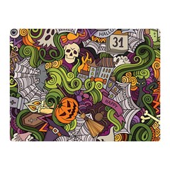 Halloween Pattern Double Sided Flano Blanket (mini)  by ValentinaDesign