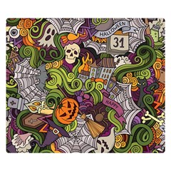 Halloween Pattern Double Sided Flano Blanket (small)  by ValentinaDesign