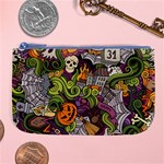 Halloween pattern Large Coin Purse Front