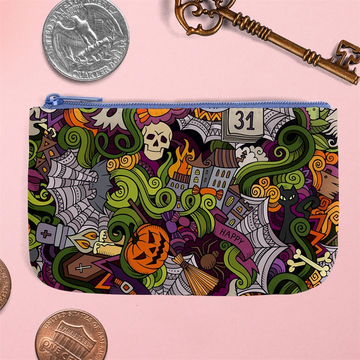 Halloween pattern Large Coin Purse