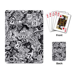 Halloween Pattern Playing Card by ValentinaDesign