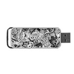 Halloween pattern Portable USB Flash (One Side) Front