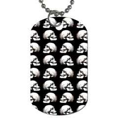 Halloween Skull Pattern Dog Tag (one Side) by ValentinaDesign