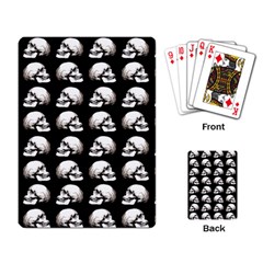 Halloween Skull Pattern Playing Card by ValentinaDesign