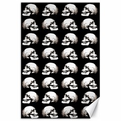 Halloween Skull Pattern Canvas 20  X 30   by ValentinaDesign