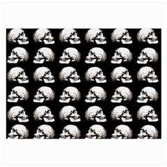 Halloween Skull Pattern Large Glasses Cloth (2-side) by ValentinaDesign