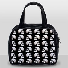 Halloween Skull Pattern Classic Handbags (2 Sides) by ValentinaDesign