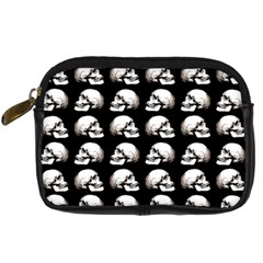 Halloween Skull Pattern Digital Camera Cases by ValentinaDesign