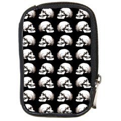 Halloween Skull Pattern Compact Camera Cases by ValentinaDesign