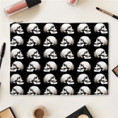 Halloween Skull Pattern Cosmetic Bag (xl) by ValentinaDesign