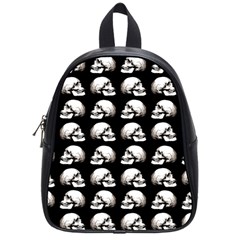 Halloween Skull Pattern School Bag (small)