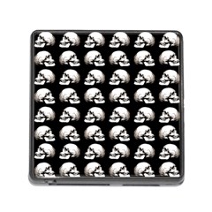 Halloween Skull Pattern Memory Card Reader (square) by ValentinaDesign