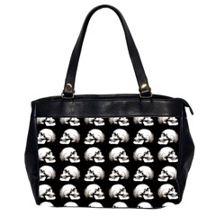 Halloween Skull Pattern Office Handbags (2 Sides)  by ValentinaDesign