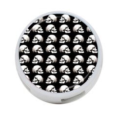 Halloween Skull Pattern 4-port Usb Hub (two Sides)  by ValentinaDesign