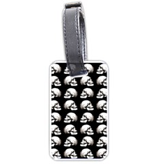 Halloween Skull Pattern Luggage Tags (one Side)  by ValentinaDesign