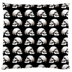 Halloween Skull Pattern Large Cushion Case (two Sides) by ValentinaDesign