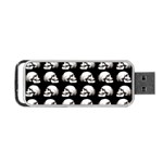 Halloween skull pattern Portable USB Flash (One Side) Front