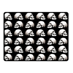 Halloween Skull Pattern Double Sided Fleece Blanket (small)  by ValentinaDesign