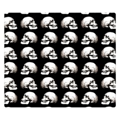 Halloween Skull Pattern Double Sided Flano Blanket (small)  by ValentinaDesign