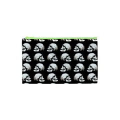 Halloween Skull Pattern Cosmetic Bag (xs) by ValentinaDesign