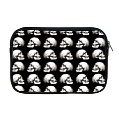 Halloween Skull Pattern Apple Macbook Pro 17  Zipper Case by ValentinaDesign