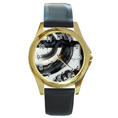 Img 6270 Copy Round Gold Metal Watch by CreativeSoul