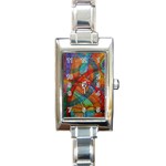 Img 5798 Rectangle Italian Charm Watch Front