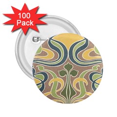 Art Nouveau 2 25  Buttons (100 Pack)  by NouveauDesign