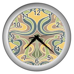 Art Nouveau Wall Clocks (silver)  by NouveauDesign