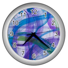 Construct Wall Clocks (silver) 