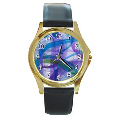 Construct Round Gold Metal Watch by CreativeSoul