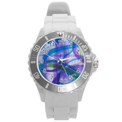 Construct Round Plastic Sport Watch (l) by CreativeSoul