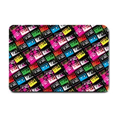 Pattern Colorfulcassettes Icreate Small Doormat  by iCreate