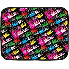 Pattern Colorfulcassettes Icreate Fleece Blanket (mini) by iCreate