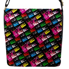 Pattern Colorfulcassettes Icreate Flap Messenger Bag (s) by iCreate