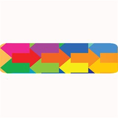 Arrow Rainbow Orange Blue Yellow Red Purple Green Large Bar Mats