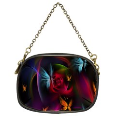 Beautiful Butterflies Rainbow Space Chain Purses (one Side)  by Mariart