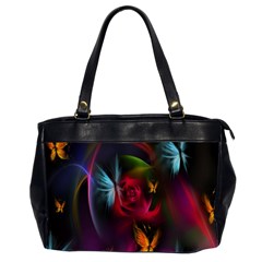 Beautiful Butterflies Rainbow Space Office Handbags (2 Sides)  by Mariart