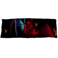 Beautiful Butterflies Rainbow Space Body Pillow Case (dakimakura)