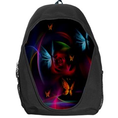 Beautiful Butterflies Rainbow Space Backpack Bag