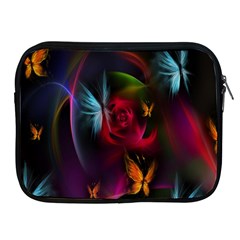 Beautiful Butterflies Rainbow Space Apple Ipad 2/3/4 Zipper Cases by Mariart