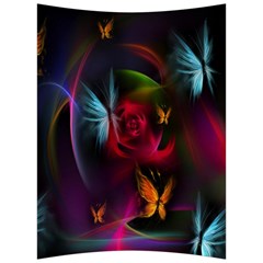 Beautiful Butterflies Rainbow Space Back Support Cushion by Mariart