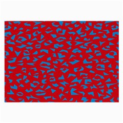 Blue Red Space Galaxy Large Glasses Cloth