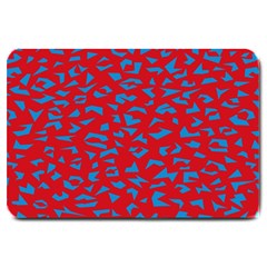 Blue Red Space Galaxy Large Doormat 