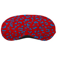 Blue Red Space Galaxy Sleeping Masks by Mariart